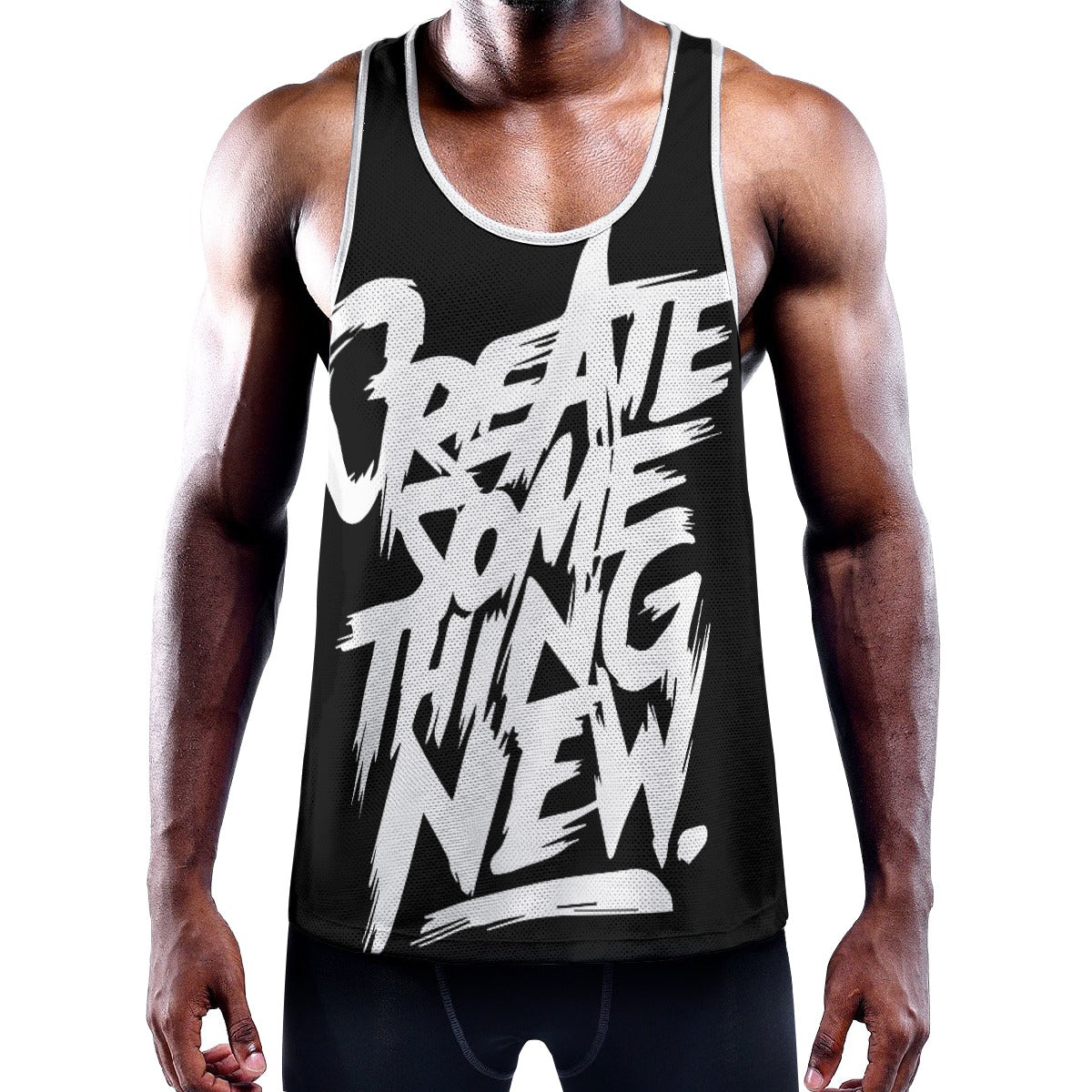 All-Over Print Men's Slim Y-Back Muscle Tank Top