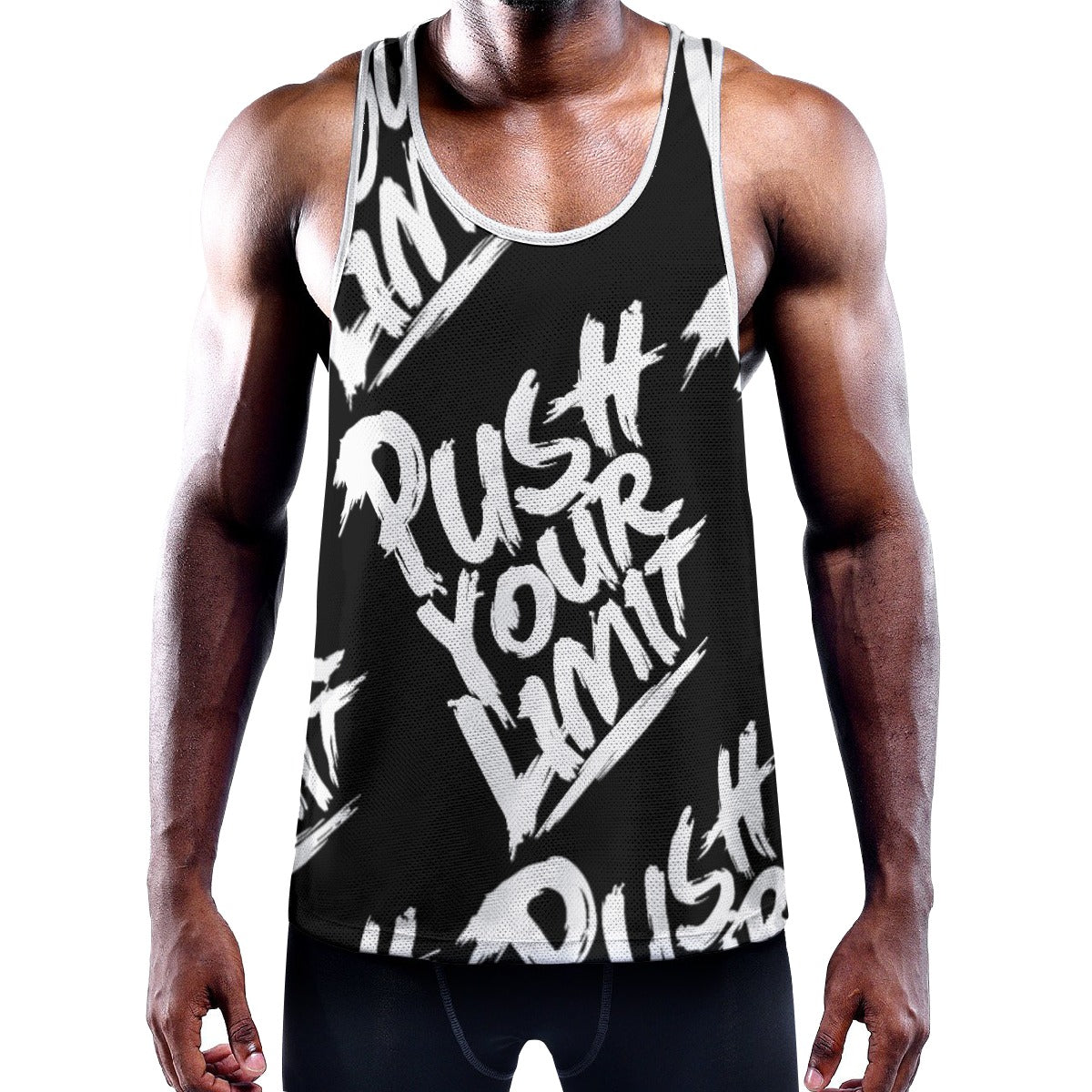 All-Over Print Men's Slim Y-Back Muscle Tank Top