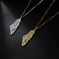 Palestine Map Pendant