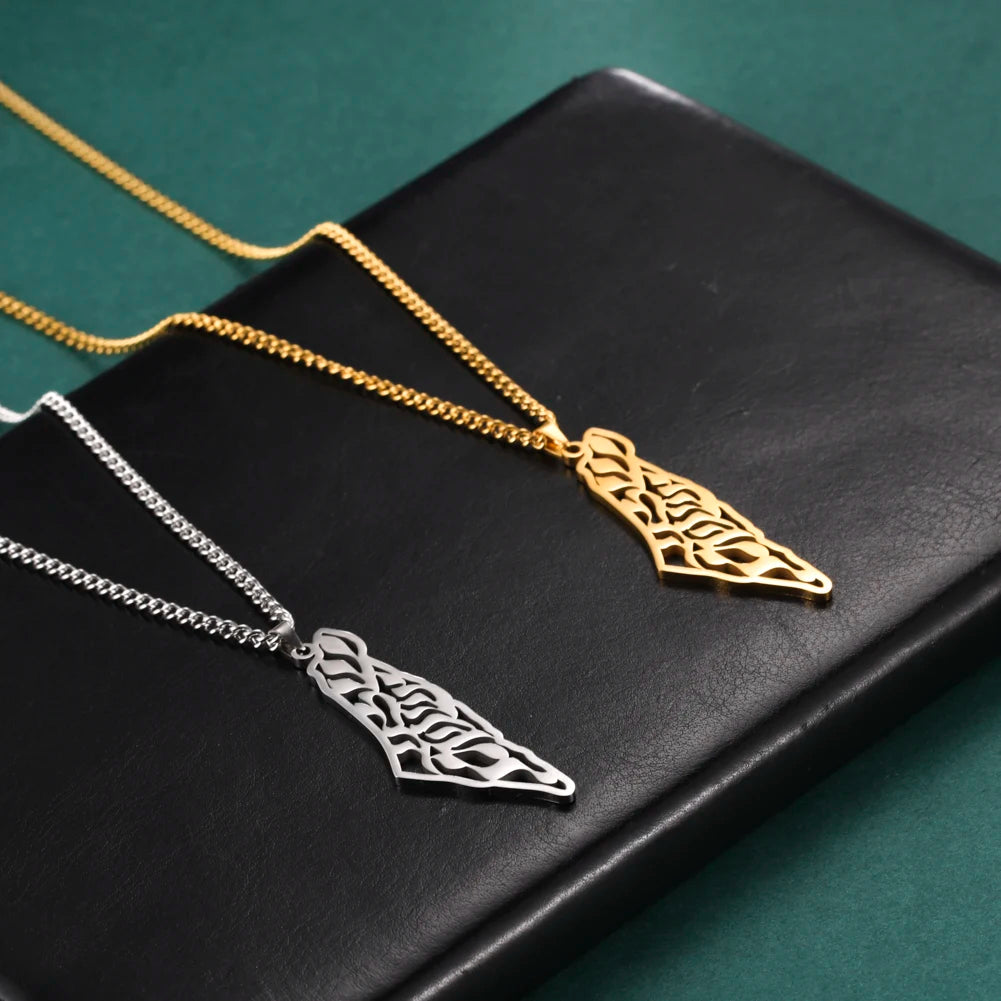 Palestine Map Pendant