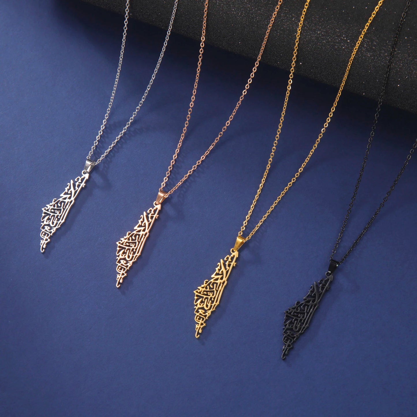 Palestine Map Pendant